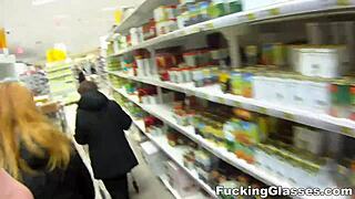 Fucking glasses on clueless redhead renata