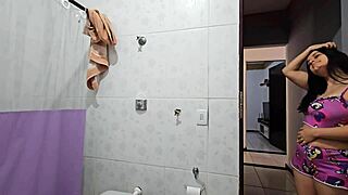 stepdaughter, you got horny seeing me shower? god, stepdad, multiple orgasms in me!