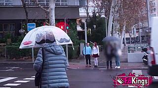 astrid ortiz fucks her classmate in rough quickie sex with small tits