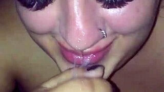 Blonde BBW Gives Sloppy Blowjob To Big Black Cock 😍