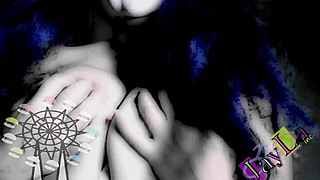 Asian clown performs playful strip show on jaylainc com