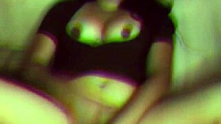 A lonely woman uses a dildo for self-pleasure during a casting interview.