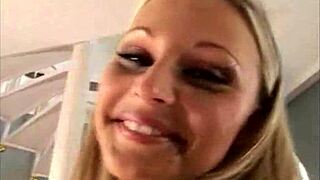 Blonde Teens Deepthroat In Highway Compilation!