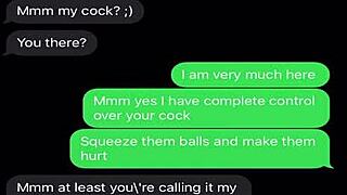 Sexting to emasculate my sissy in humiliation
