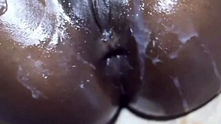 feeling the intense anal creampie in this homemade amateur session with big ass