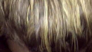 Blonde BBW Gives Sloppy Blowjob To Big Black Cock 😍