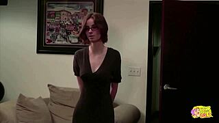 Bossy Redhead Intimidates Submissive Brunette