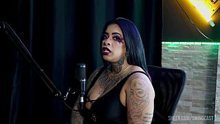 marcely mello and tifany rocha in outdoor swing casting with dirty talk