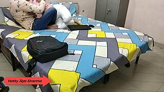 Jiya Sharma Gets Fucked Hard By Boyfriend In Hostel Room