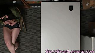 i caught the brunette teen thief with small tits in hardcore reality