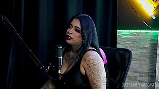 marcely mello and tifany rocha in outdoor swing casting with dirty talk