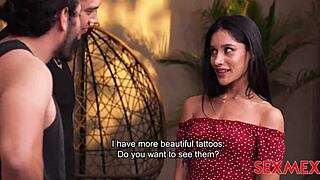 carolina guerrero's paying off dad's debt. wanna watch her give a blowjob and get fucked?