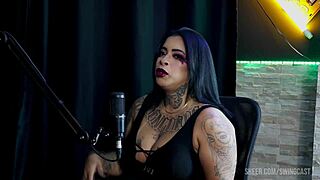 marcely mello and tifany rocha in outdoor swing casting with dirty talk