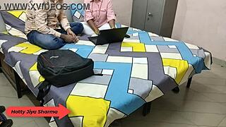 Jiya Sharma Gets Fucked Hard By Boyfriend In Hostel Room