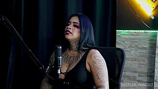 marcely mello and tifany rocha in outdoor swing casting with dirty talk