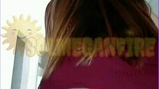 Horny Pregnant Redhead Masturbates Before Husband Returns