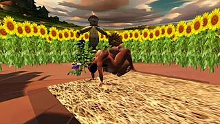 Couple enjoys fantasy voyeur bubble