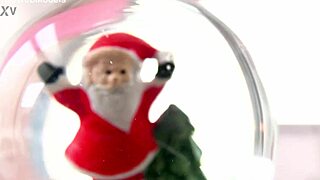 Blonde with huge cock deepthroats and swallows cum in POV