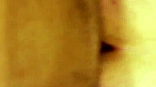 Pawg with bubble butt squirts intensely while taking big black cock in her ass.