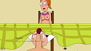 rick and morty summer footjob adventure