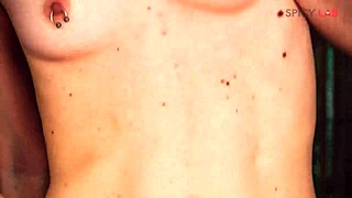 laid couple gets wild with shaved wet pussy in solarium