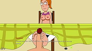 rick and morty summer footjob adventure