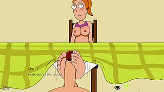 rick and morty summer footjob adventure
