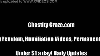 Hey, I'm gonna lock your cock in this cage and tease you all night 😈