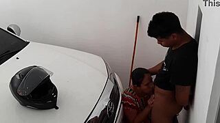 Delicious blowjobs to my stepbrothers rich cock