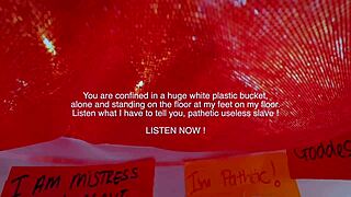 Dominatrix Mistress April, Girl from Ipanema, shows off huge horny holes for double fisting