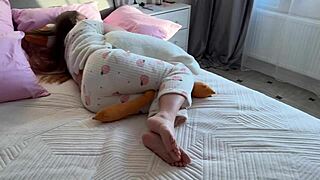 Real Homemade Couple Rides Cowgirl with Moans and Cumshot