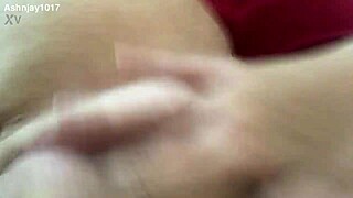 Ashlynn engages in detailed pussy play solo