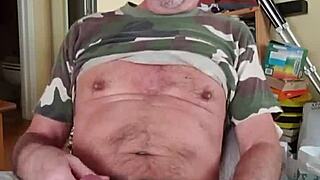 Pervy Papifachero Loves Soft Silky N2n Shorts for Easy Access to Daddie Boner and Balls