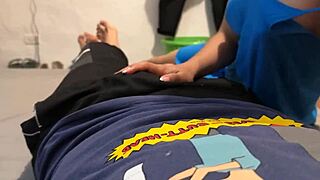 Crazy horny finds stepsister in room and wants to be fucked