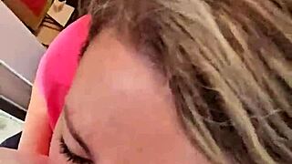 Him And Her - Oh Wow, Cute Milf Babe Does Deepthroat Blowjob At Home