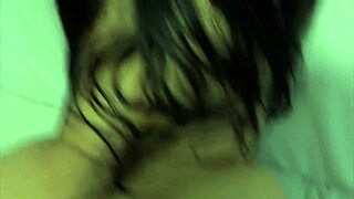 big ass latina slut with slippery pussy gets monster cock blowjob