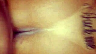 Maaxputokarioca cums hard from monster cock pounding