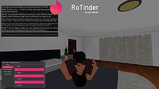 Roblox Slut Gets Fucked by Big Black Cock