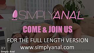 Simplyanal - inflate our asses - lesbian anal sex, what an orgasmic stretching session