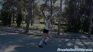 Big Tit Milf Picked Up And Fucked In Missionary Position?