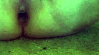 I insert anal plug and masturbate with g-spot vibrator