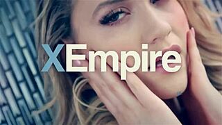 Petite redhead gets rammed by massive cock in cowgirl and deepthroat scenes