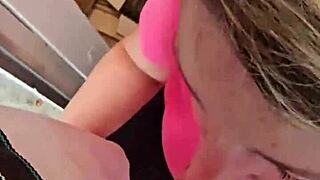 Him And Her - Oh Wow, Cute Milf Babe Does Deepthroat Blowjob At Home