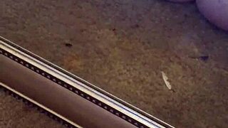 I insert anal plug and masturbate with g-spot vibrator