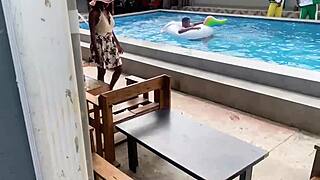 i thanked the young man who saved me from drowning in the pool