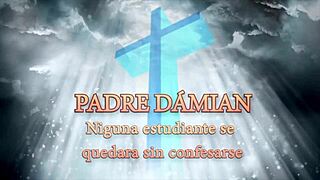 Bolivian student punished and fucked by priest Damian