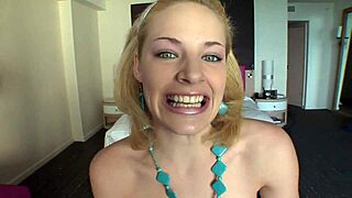 Wow! Ally Ann Sucks Cock Like No Other In Fishnets!