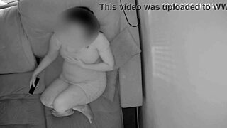 Caught My Wife Masturbating to Porn While I Was Away!