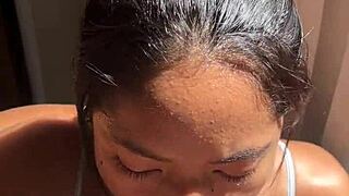 Big booty brunette seduces stepbrother for monster cock.