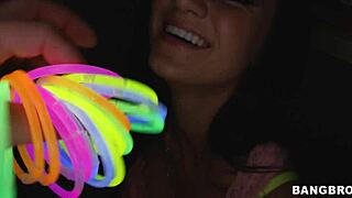 kendall karson jerks off with oiled handjob